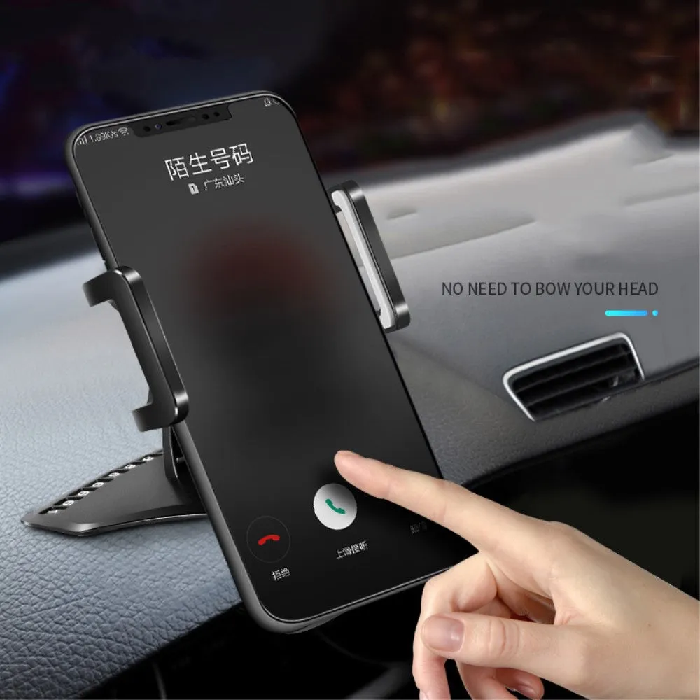 3 in 1 Car GPS Smartphone Holder: Dashboard / Visor Clamp   AC Grid Clip for Alcatel OneTouch Pop Fit - Black