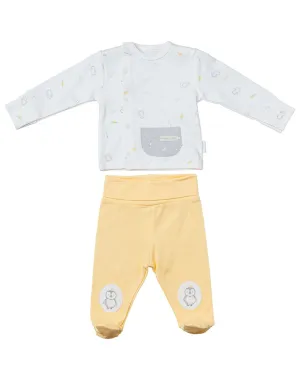 Andywawa Penguin Graphic Footed Outfit