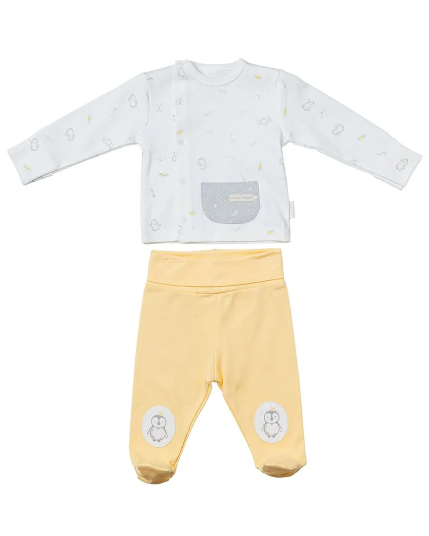 Andywawa Penguin Graphic Footed Outfit