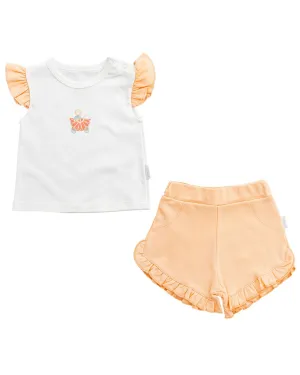 Andywawa Playmate Graphic Ruffle Outfit
