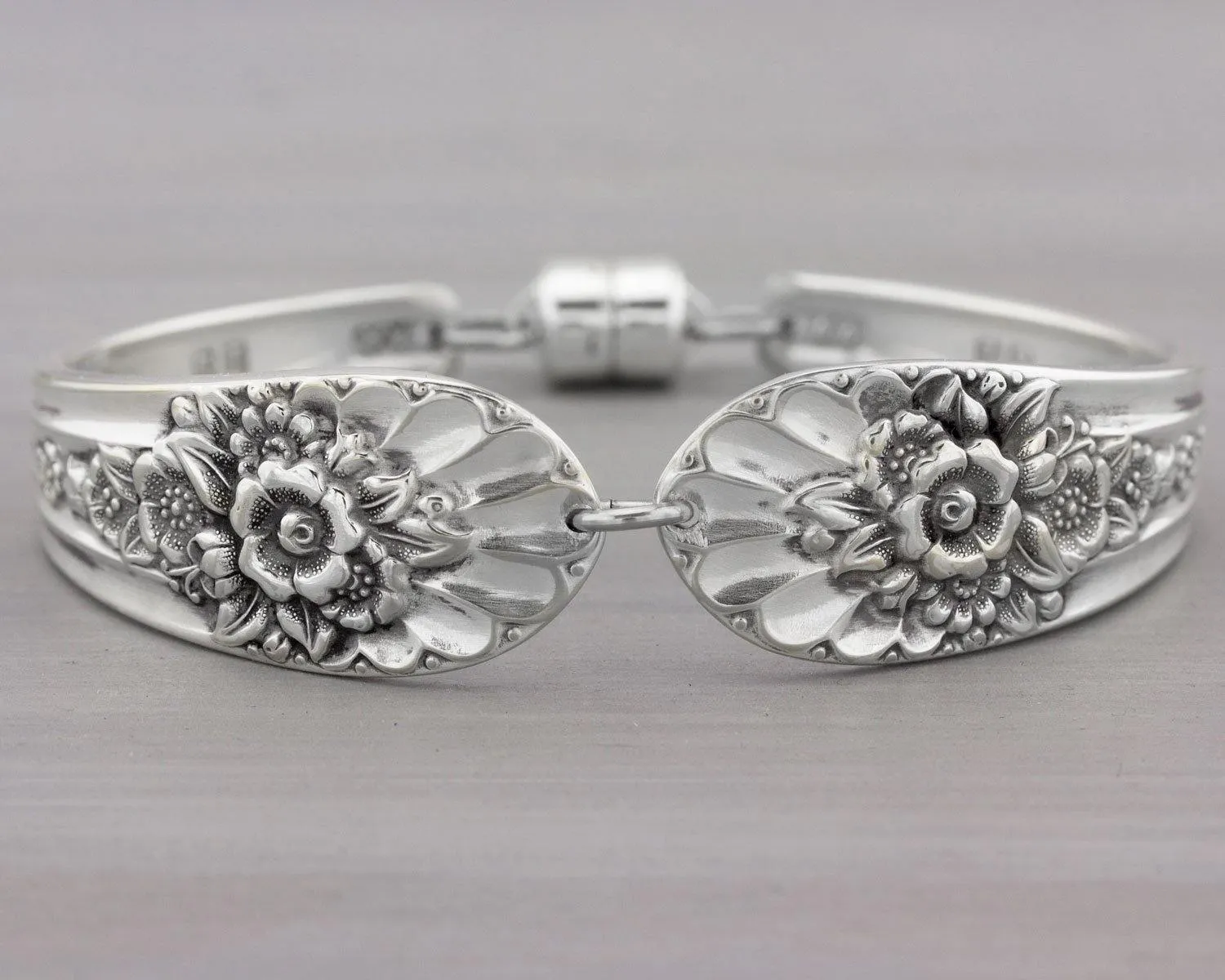 Antique Silverware Bracelet Jubilee 1953 Spoon Jewelry
