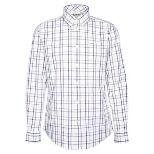 Barbour Eldon Tailored Fit Mens Shirt - Dark Thistle