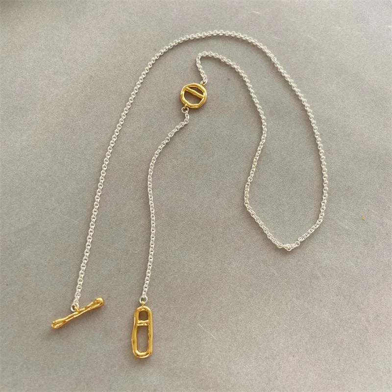Bradli Mixed Metals Convertible Necklace