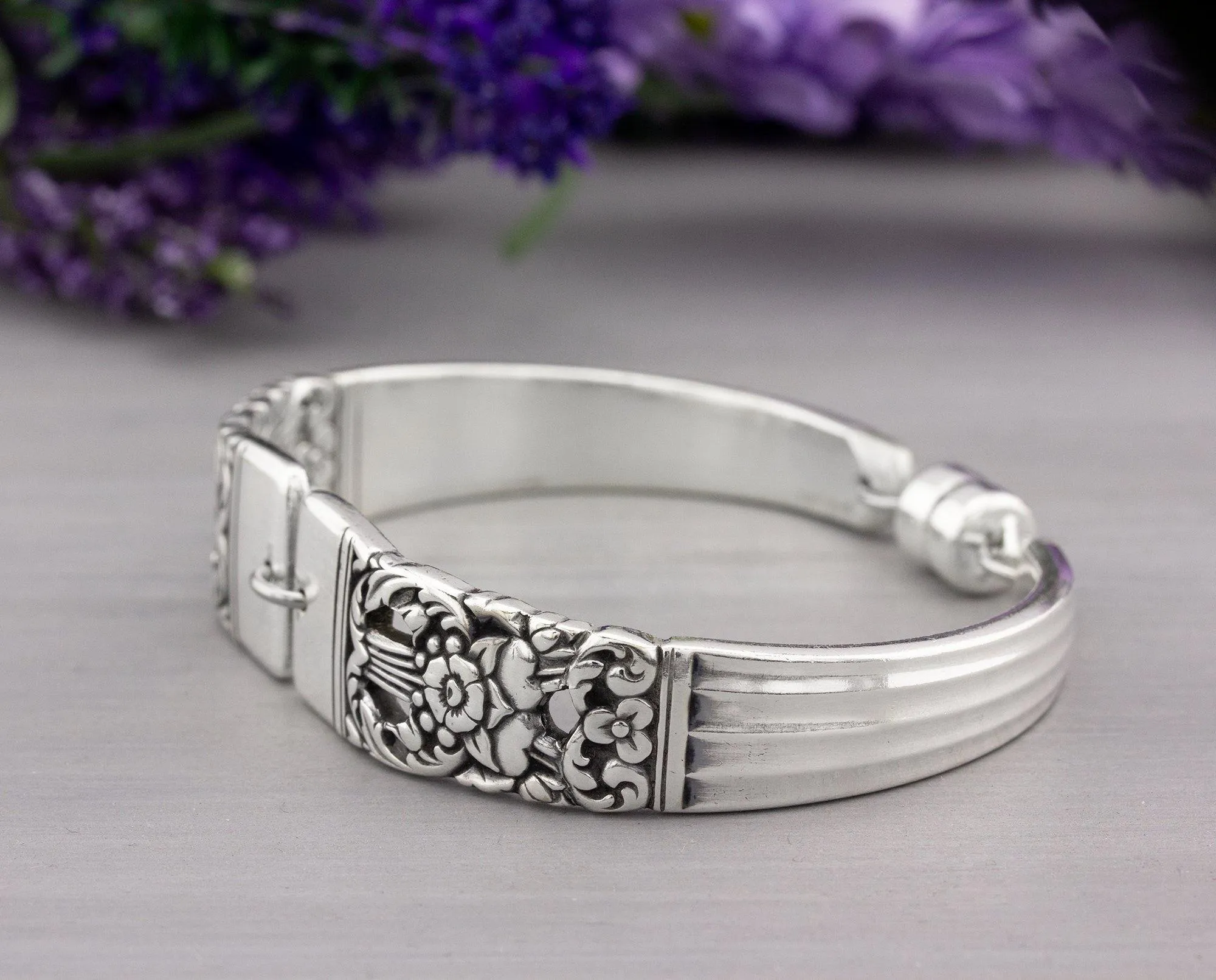 Coronation 1936 Antique Spoon Bracelet