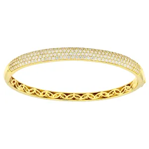 Diamond and Yellow Gold Bracelet