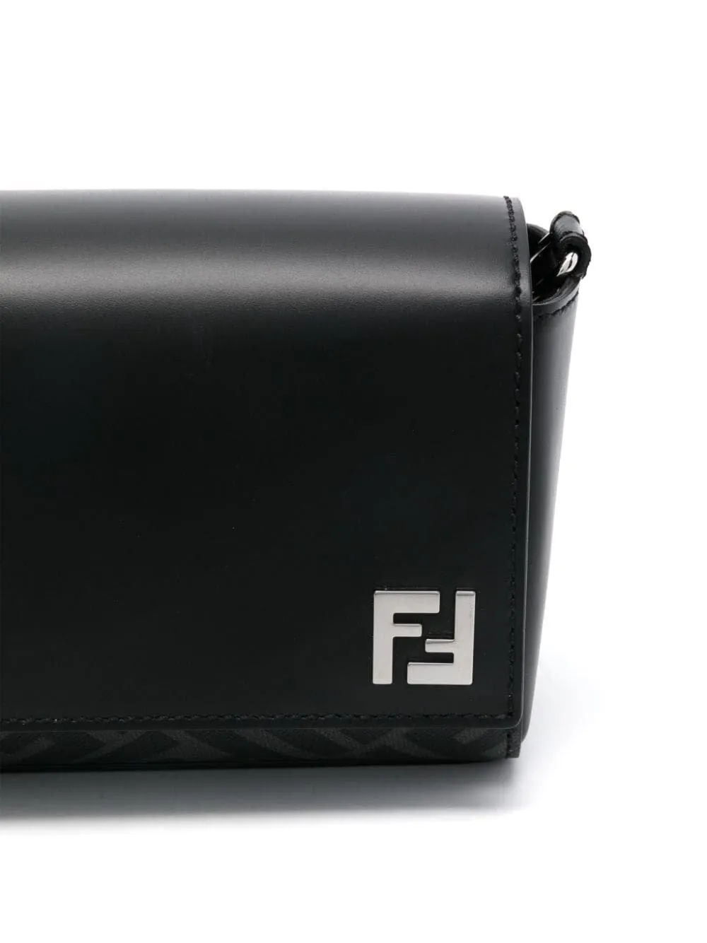 Fendi Men Squared Compact Messenger Bag