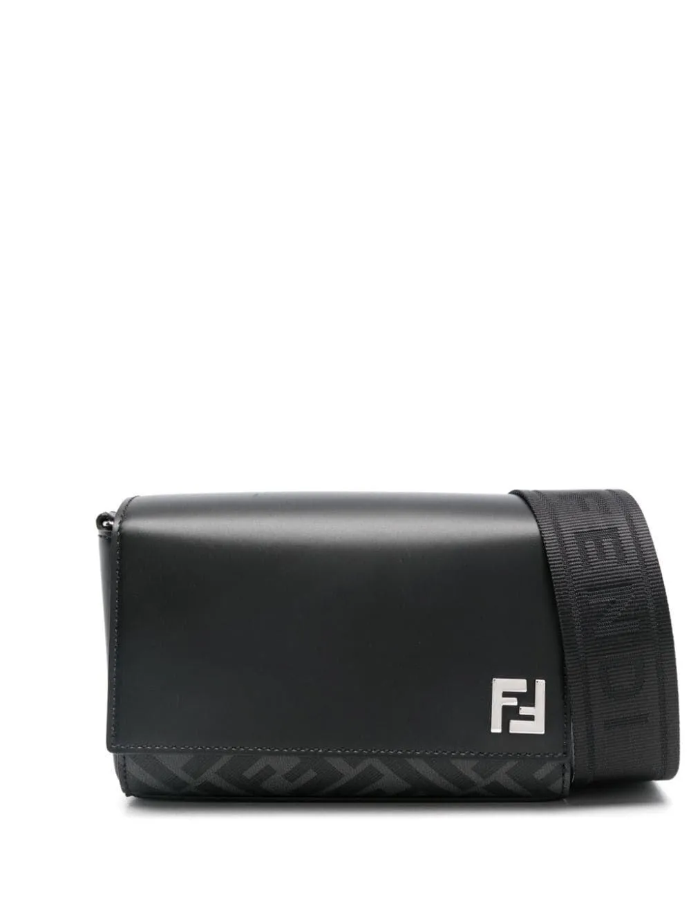 Fendi Men Squared Compact Messenger Bag