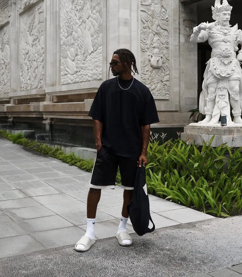 Heavyweight Oversized Minimal Black T-Shirt