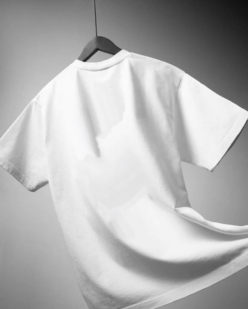 Heavyweight Oversized Minimal White T-Shirt