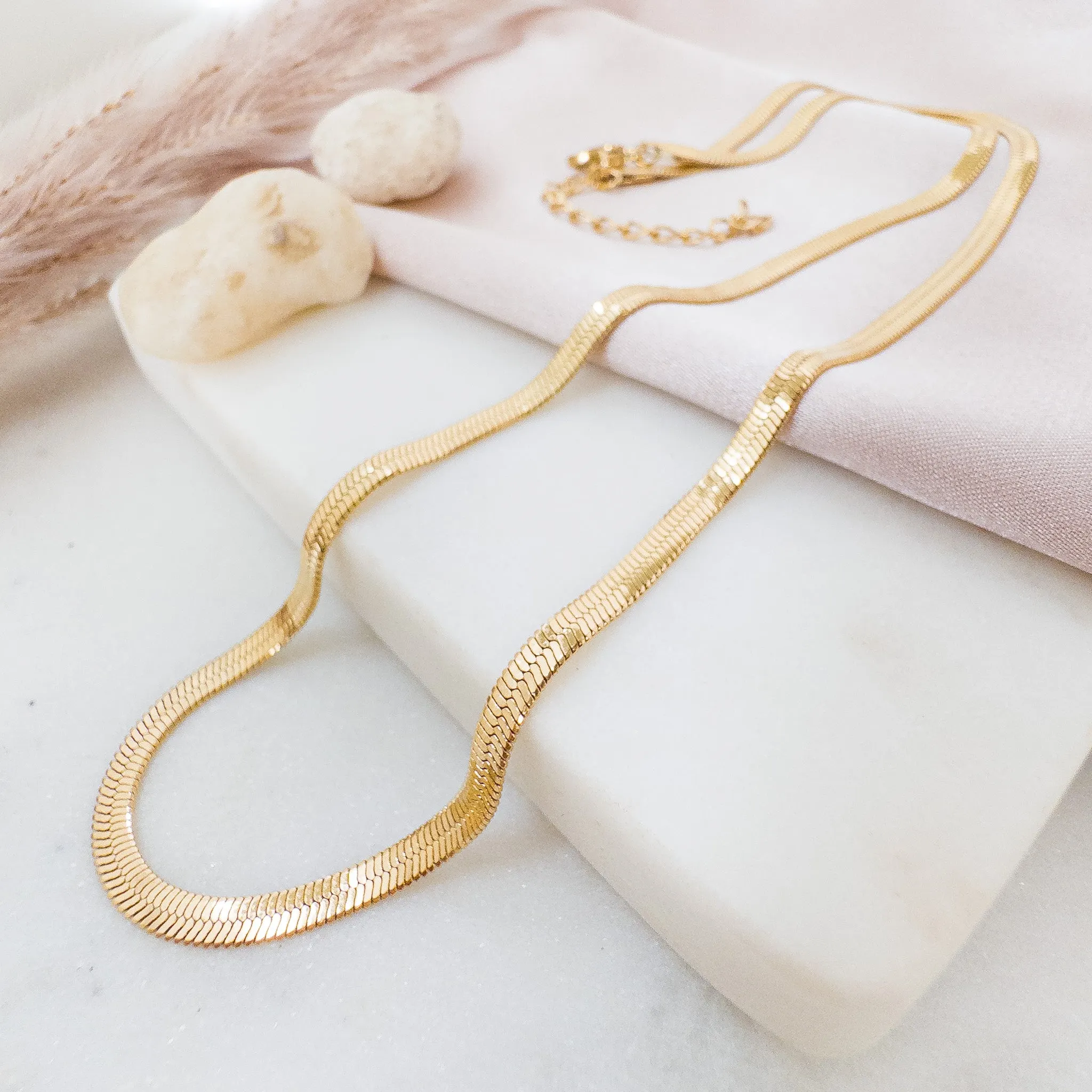 Herringbone Chain Necklace