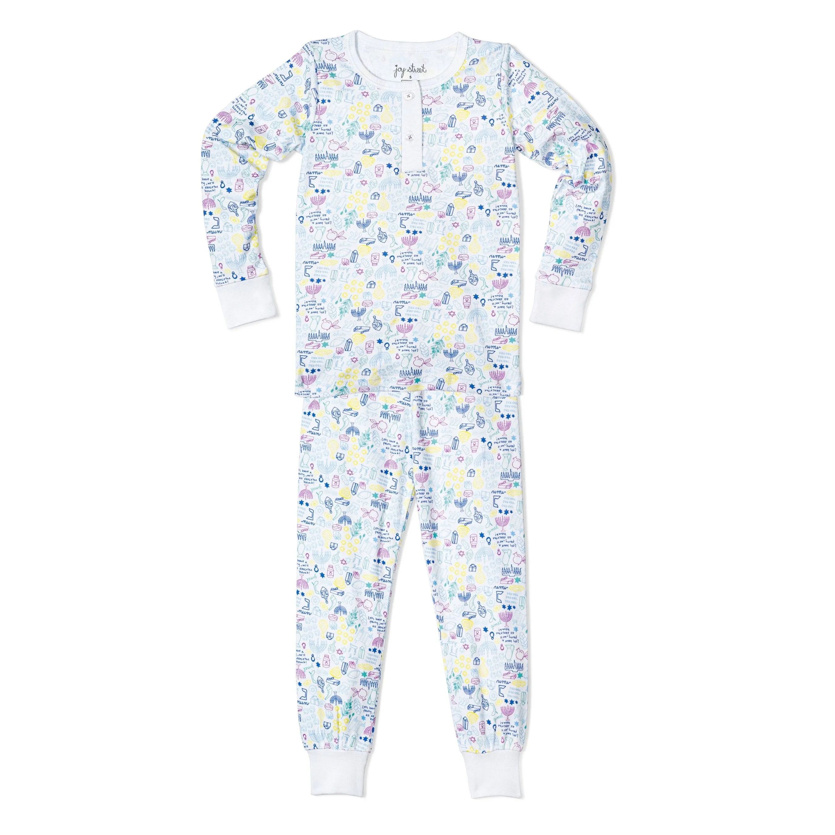 Joy Street Kids Hannukah Two Piece Pajamas