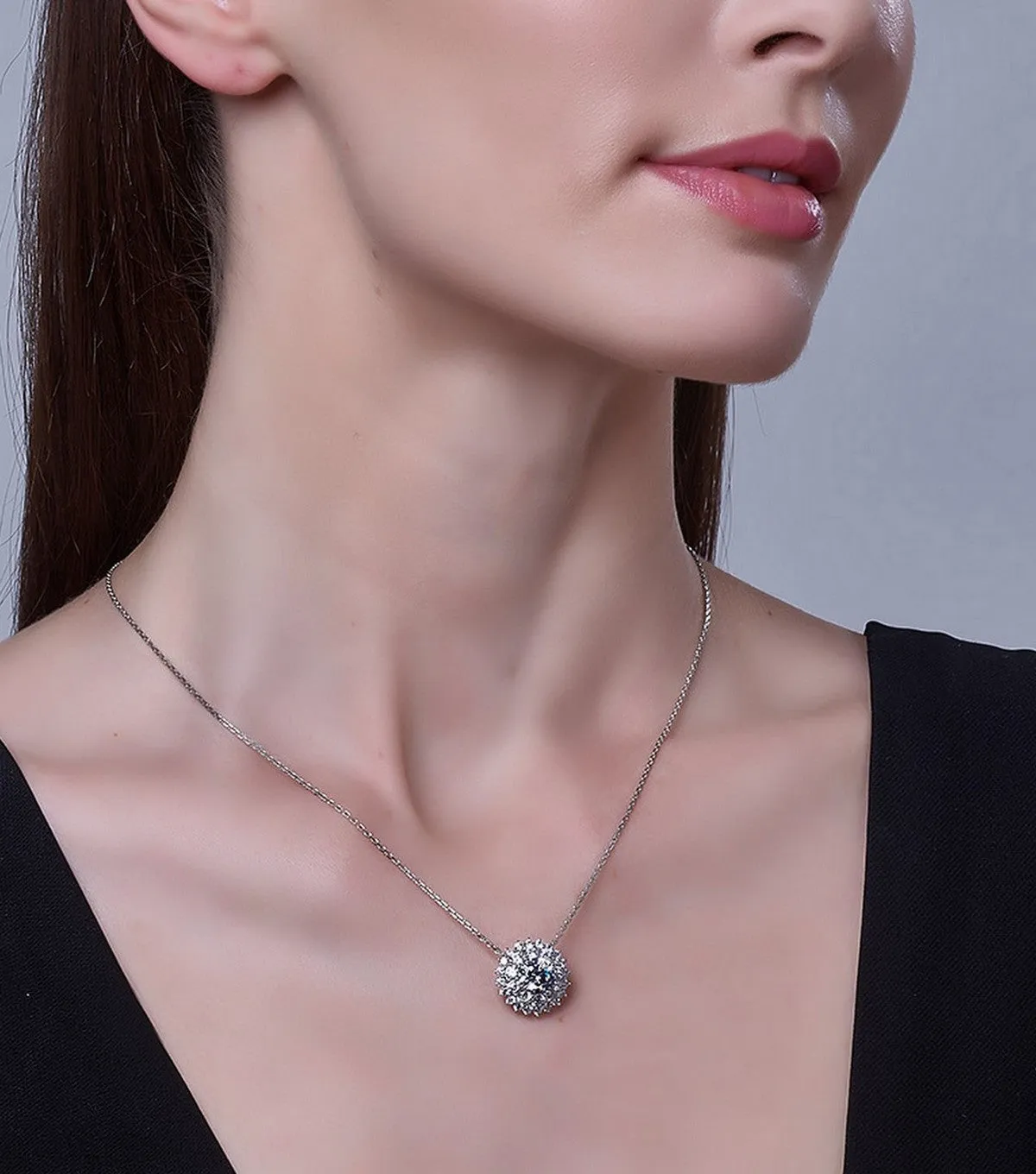 Karolyn Classic Cluster Pendant Necklace