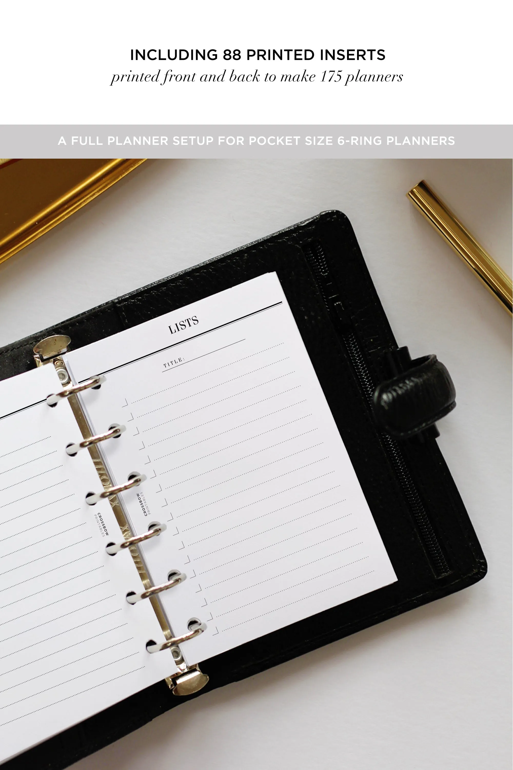 Pocket Planner Setup | 175 Page Planner Starter Kit