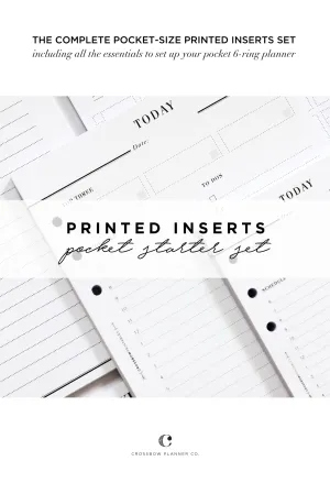 Pocket Planner Setup | 175 Page Planner Starter Kit