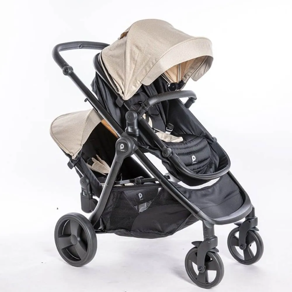 PREMIUM BABY 1 1 DOUBLE COMPACT STROLLER