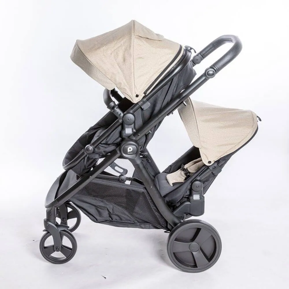 PREMIUM BABY 1 1 DOUBLE COMPACT STROLLER