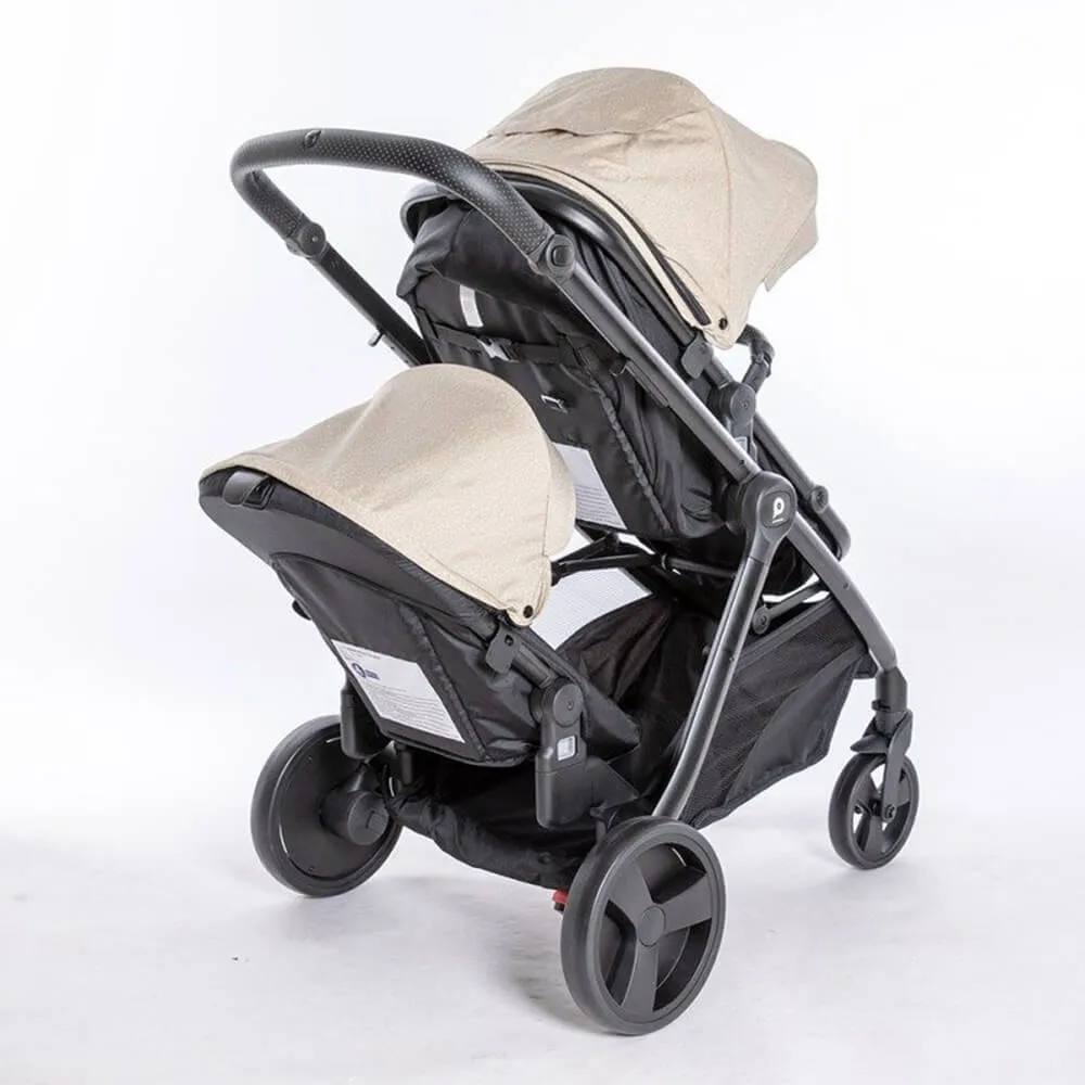 PREMIUM BABY 1 1 DOUBLE COMPACT STROLLER