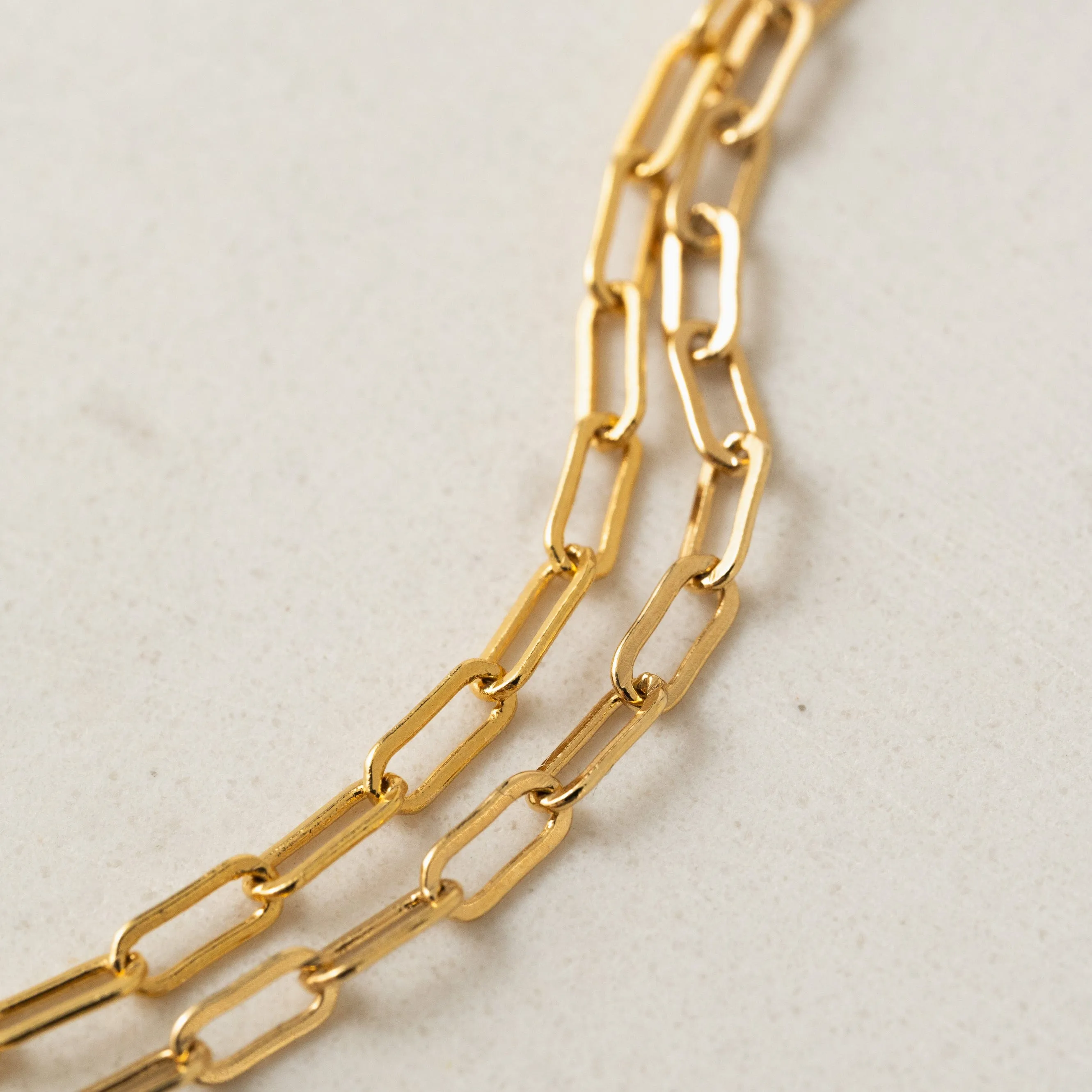 Verona Pave Heart Layered Necklace