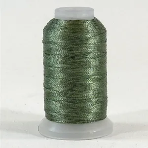 YLI Fine Metallic in Jade Green, 500yd Spool